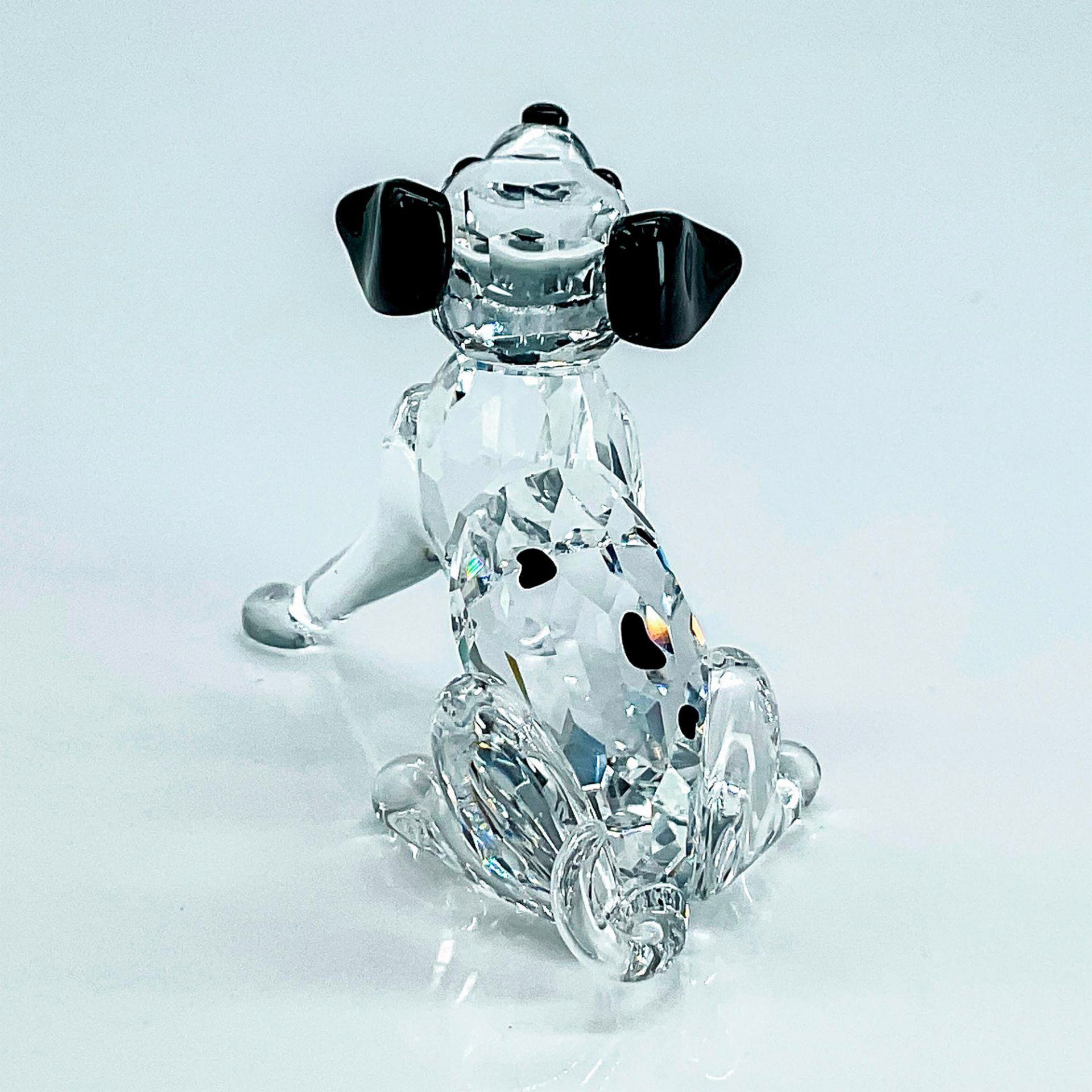 Swarovski Silver Crystal Figurine, Dalmatian Puppy Sitting - Image 3 of 5