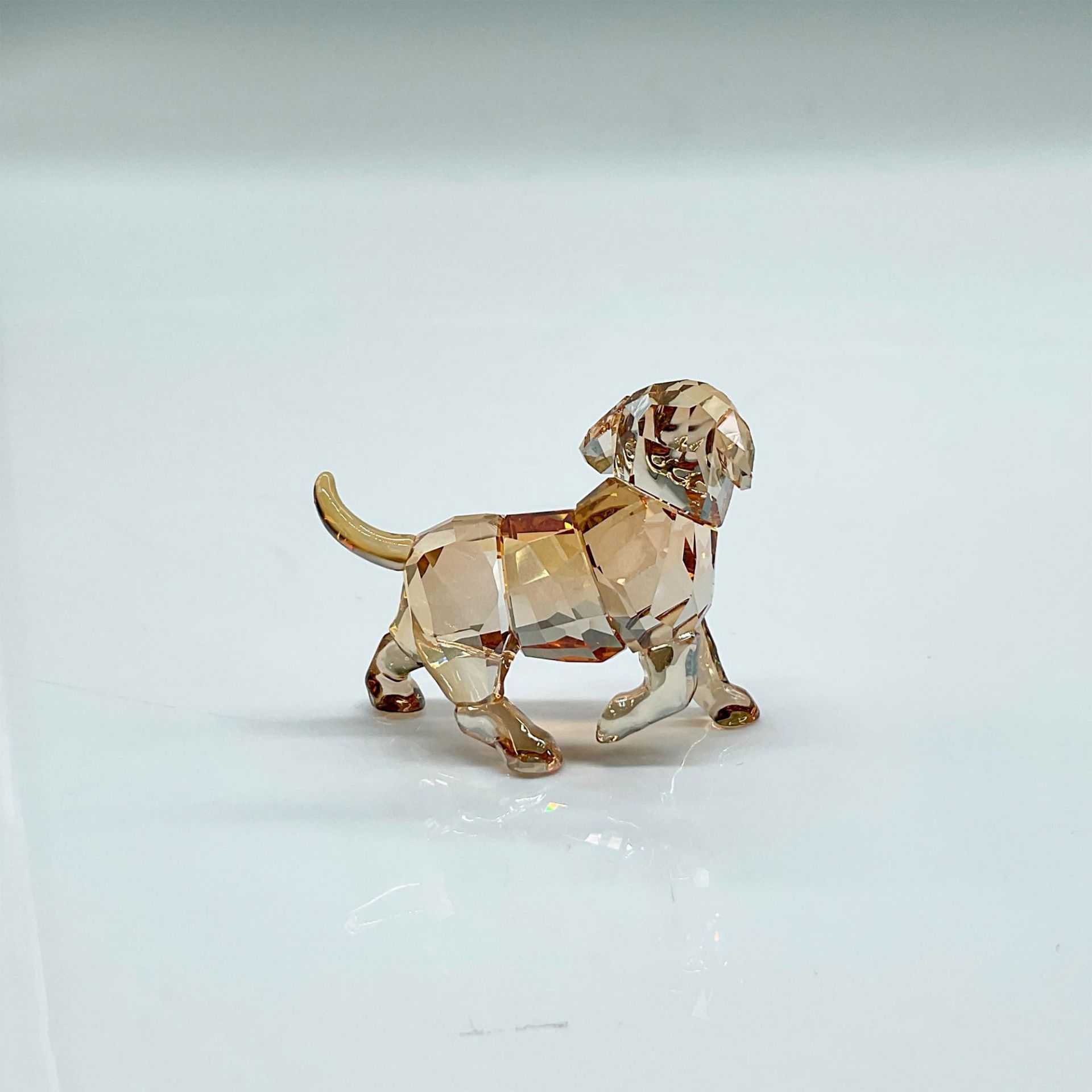 Swarovski Crystal Figurine, Golden Retriever Puppy - Image 2 of 4
