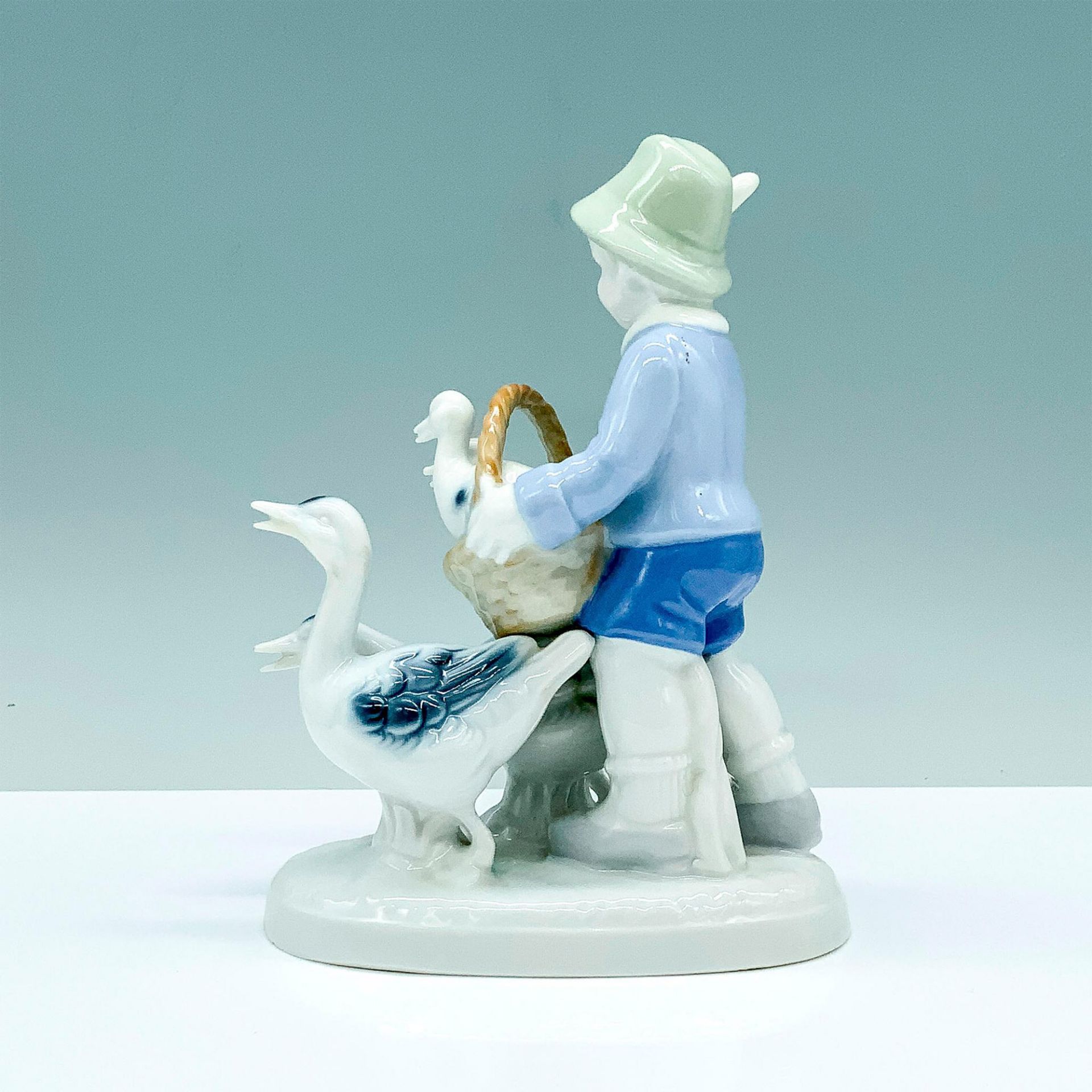 Gerold Porcelain Figurine, Boy with Geese - Image 2 of 3