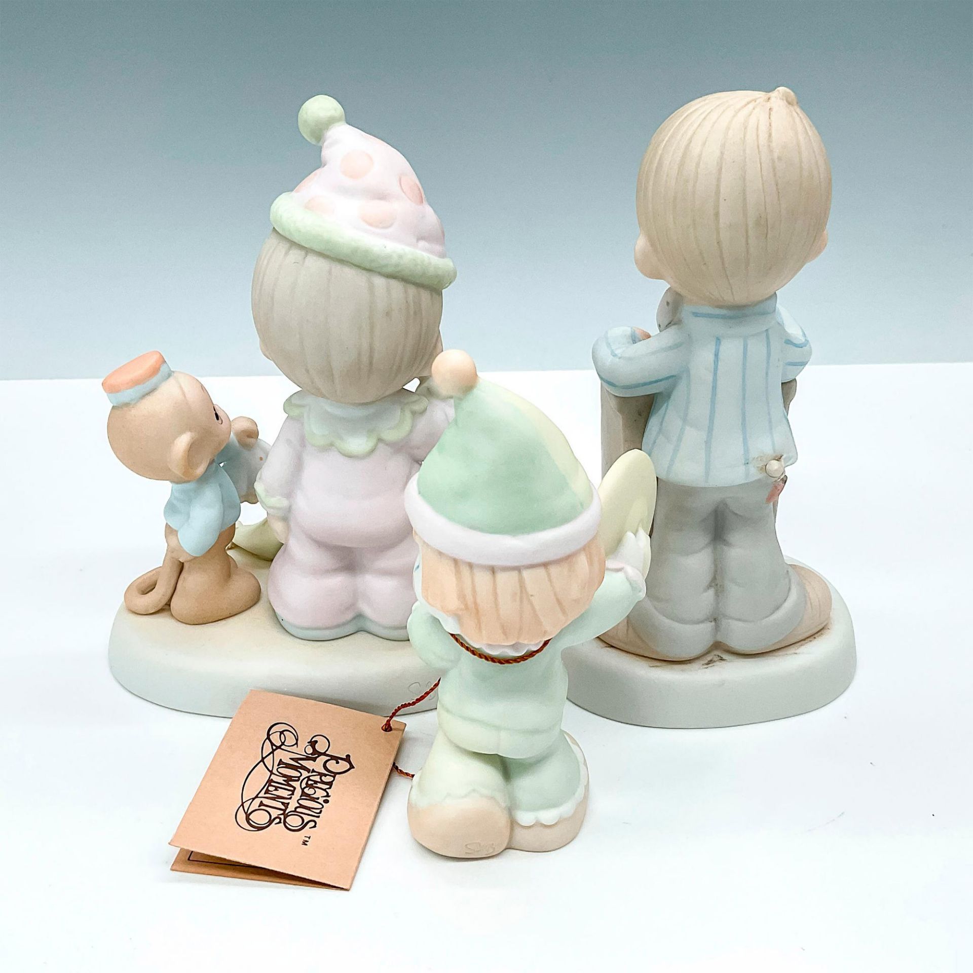 3pc Precious Moments Porcelain Figurines - Image 2 of 3