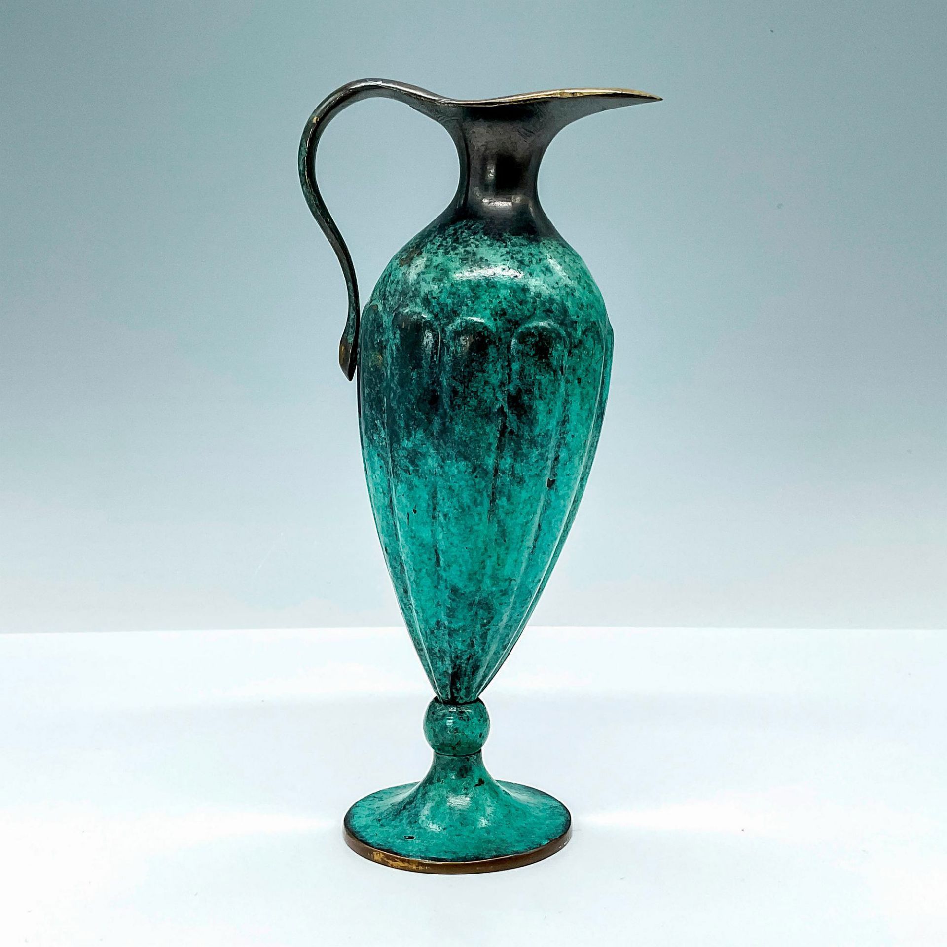 Maurice Ascalon Design PAL BELL Verdigris Oil Pitcher - Image 2 of 3