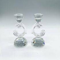 Pair of Swarovski Crystal Candlesticks