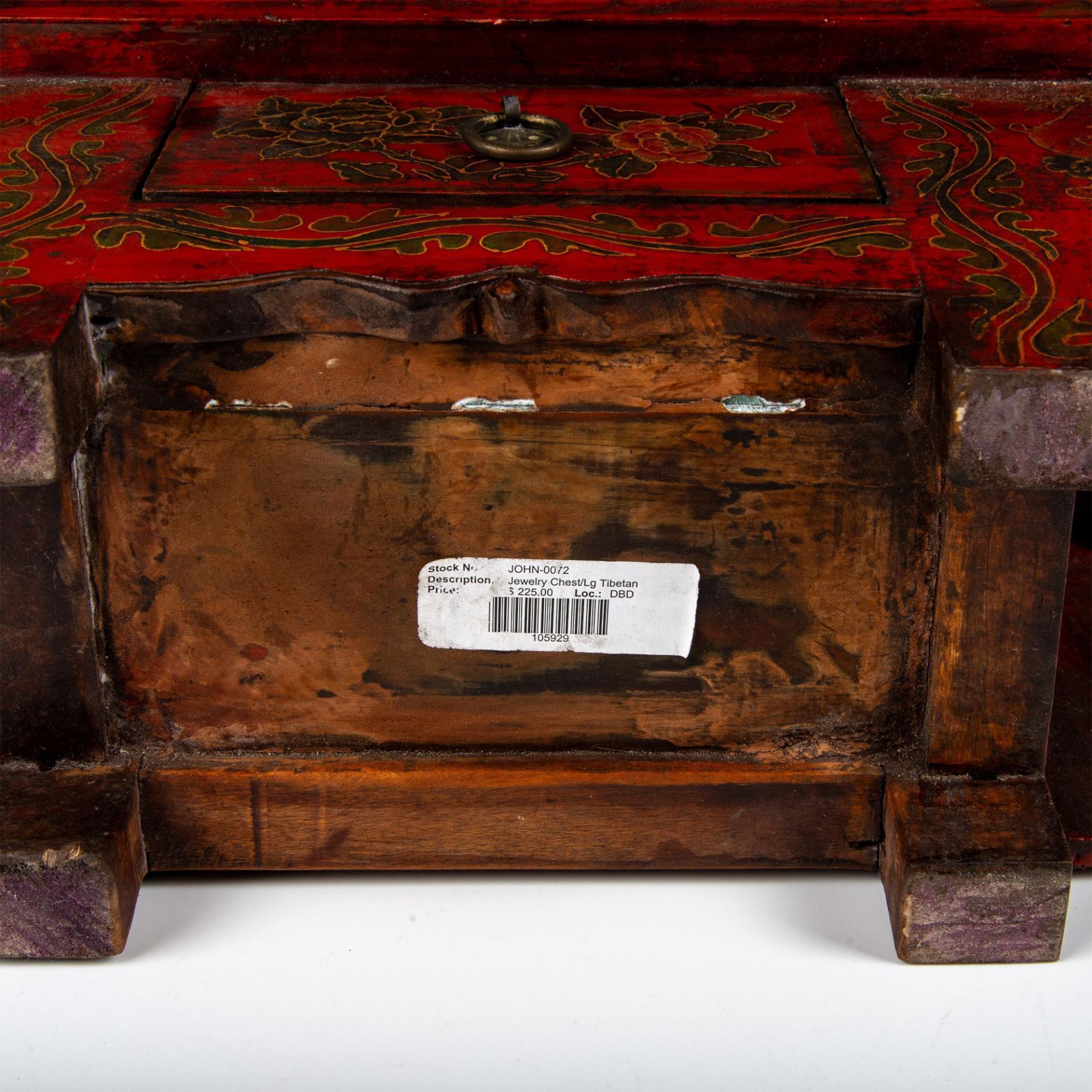 Chinese Petit Wood Altar Stand / Jewelry Chest - Image 6 of 6