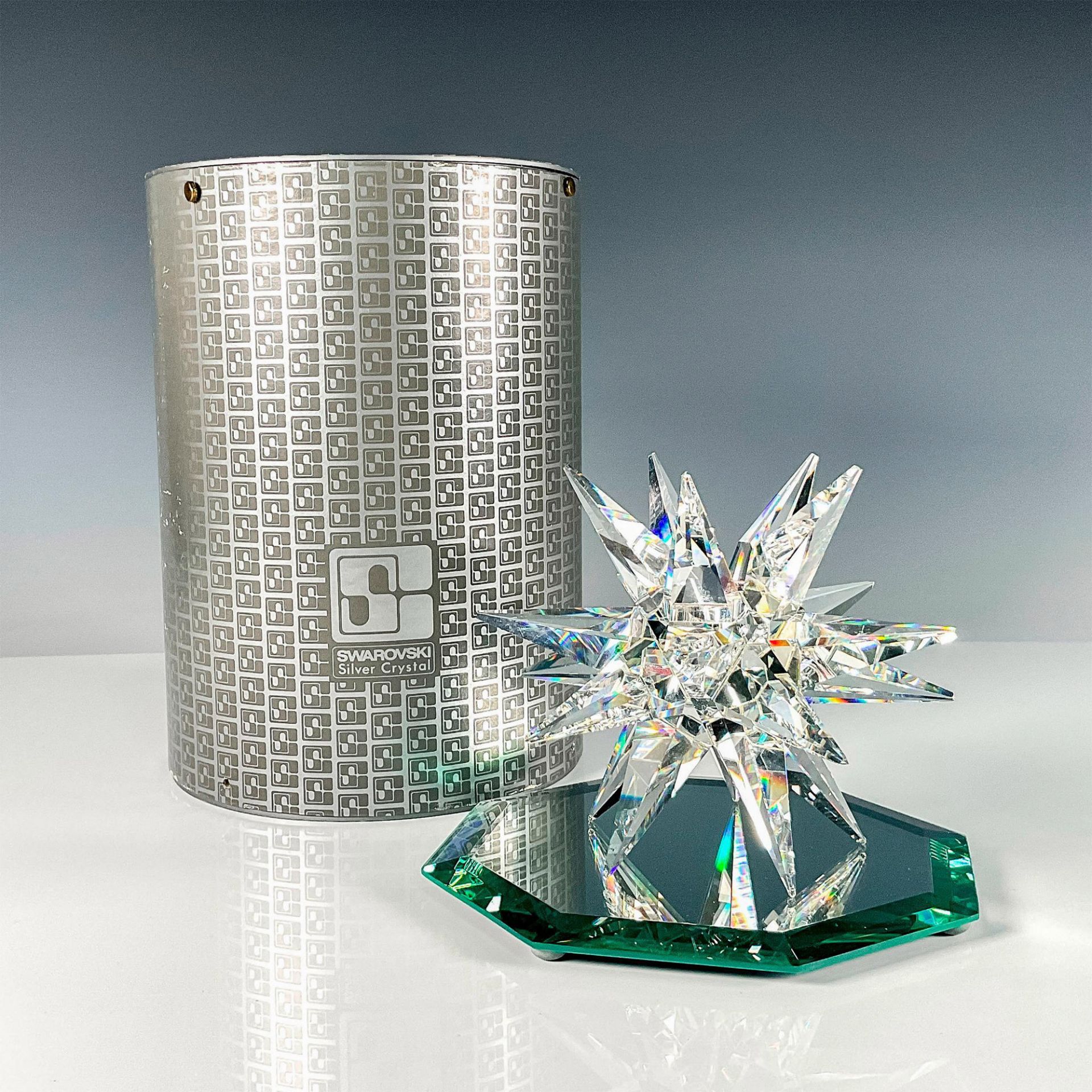 2pc Swarovski Crystal Candleholder + Base, Star - Image 4 of 4