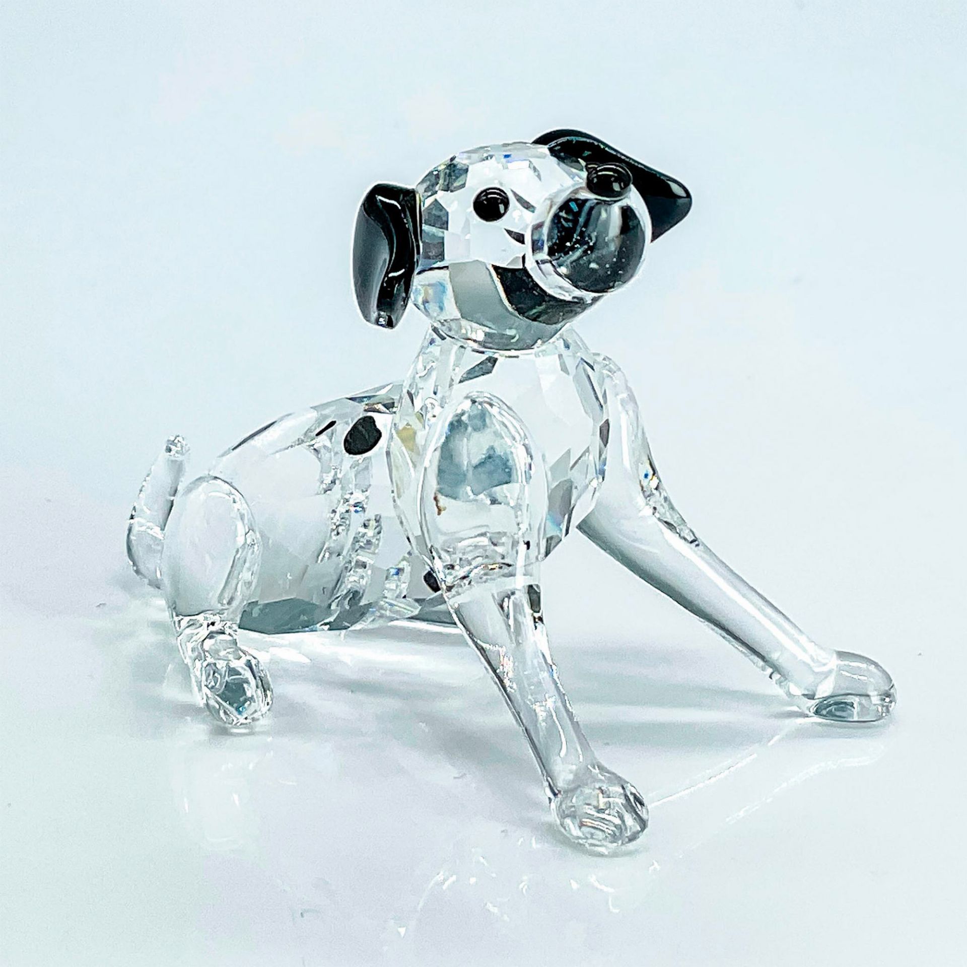 Swarovski Silver Crystal Figurine, Dalmatian Puppy Sitting
