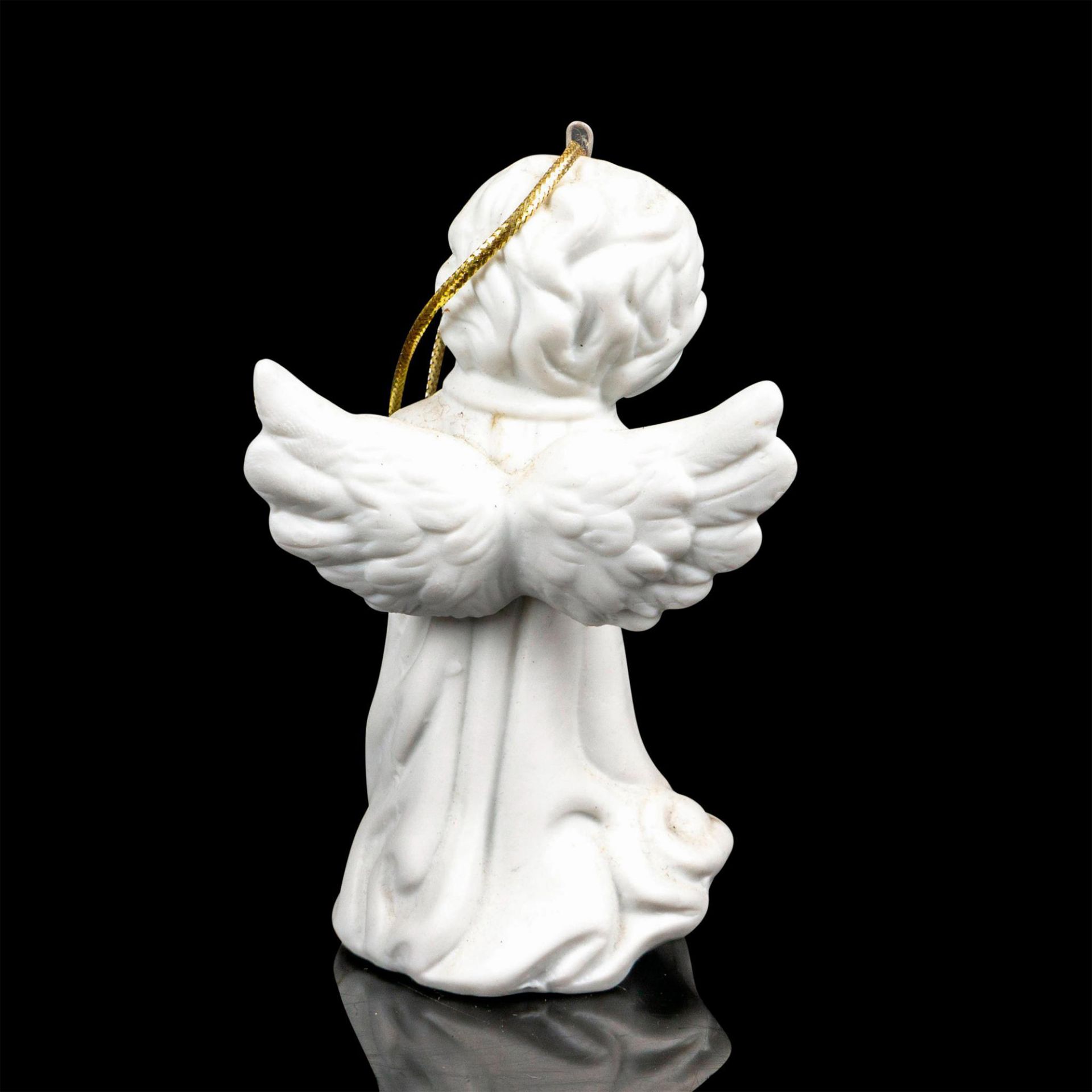 Porcelain Tree Ornament, Angel With Trumpet - Bild 2 aus 3