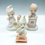 3pc Precious Moments Porcelain Figurines