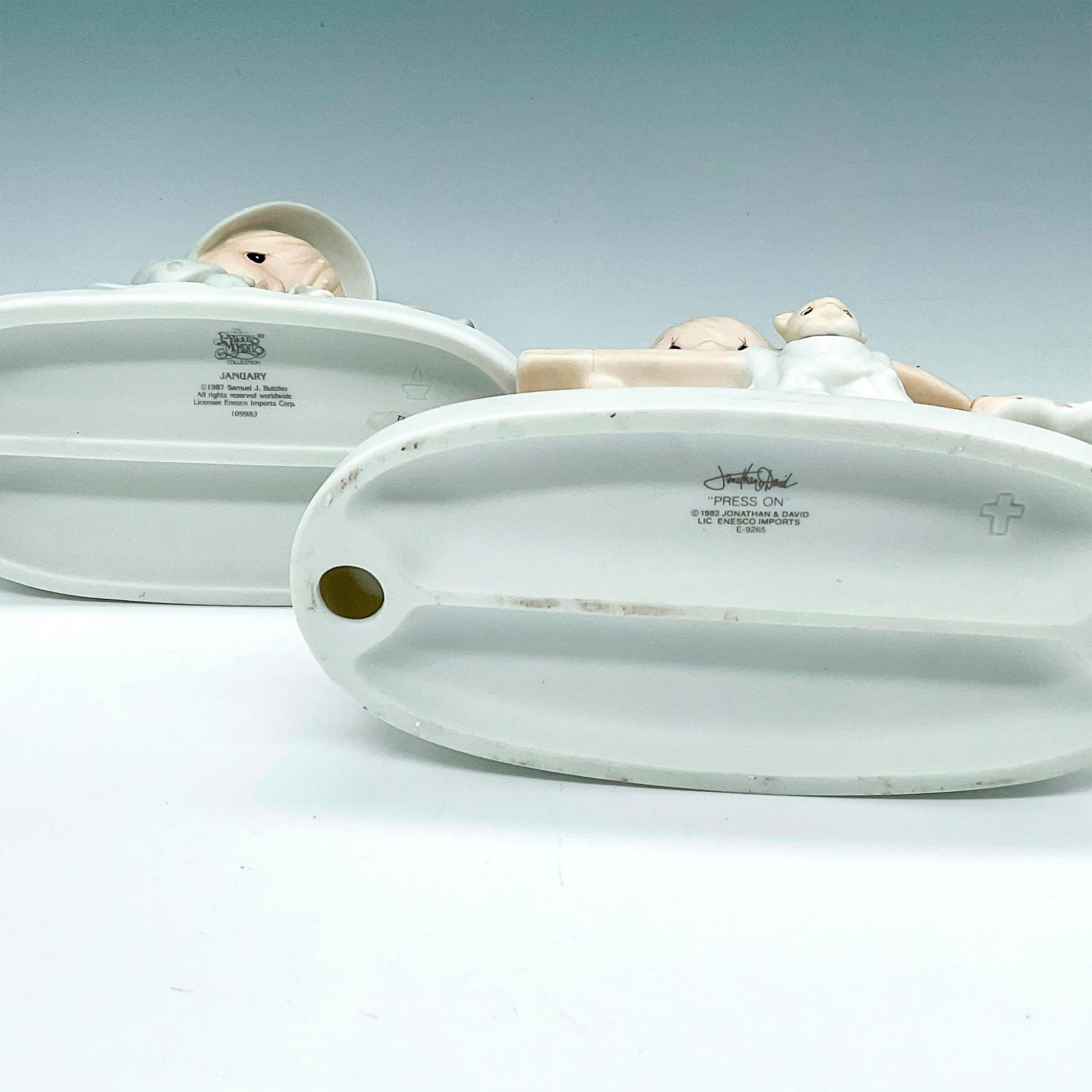2pc Precious Moments Porcelain Figurines - Image 3 of 3
