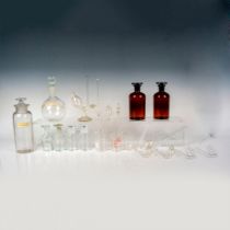 21pc Vintage Laboratory Glassware Bottles and Tubes