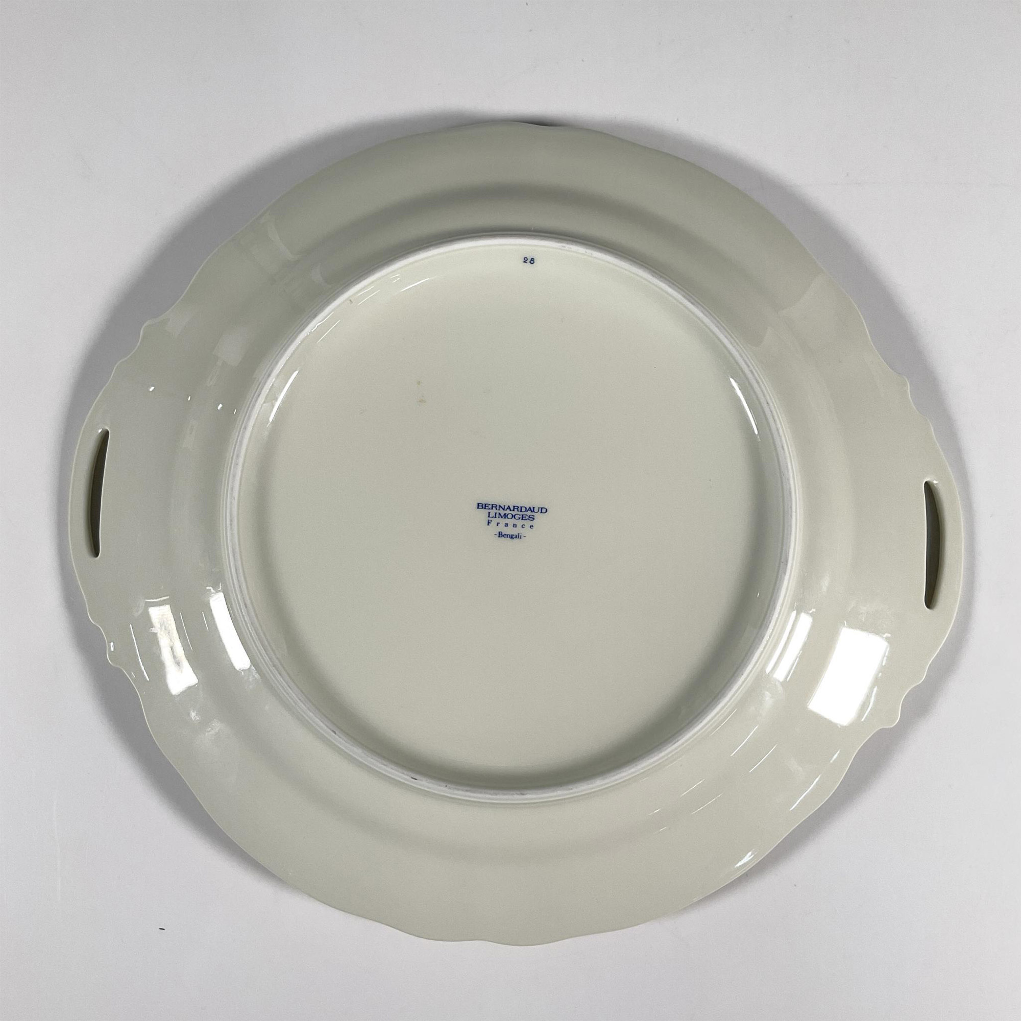 Bernardaud Limoges Cake Plate, Bengali - Image 3 of 3