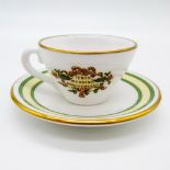 Caverswall Mini Royal 10th Anniversary Tea Cup and Saucer