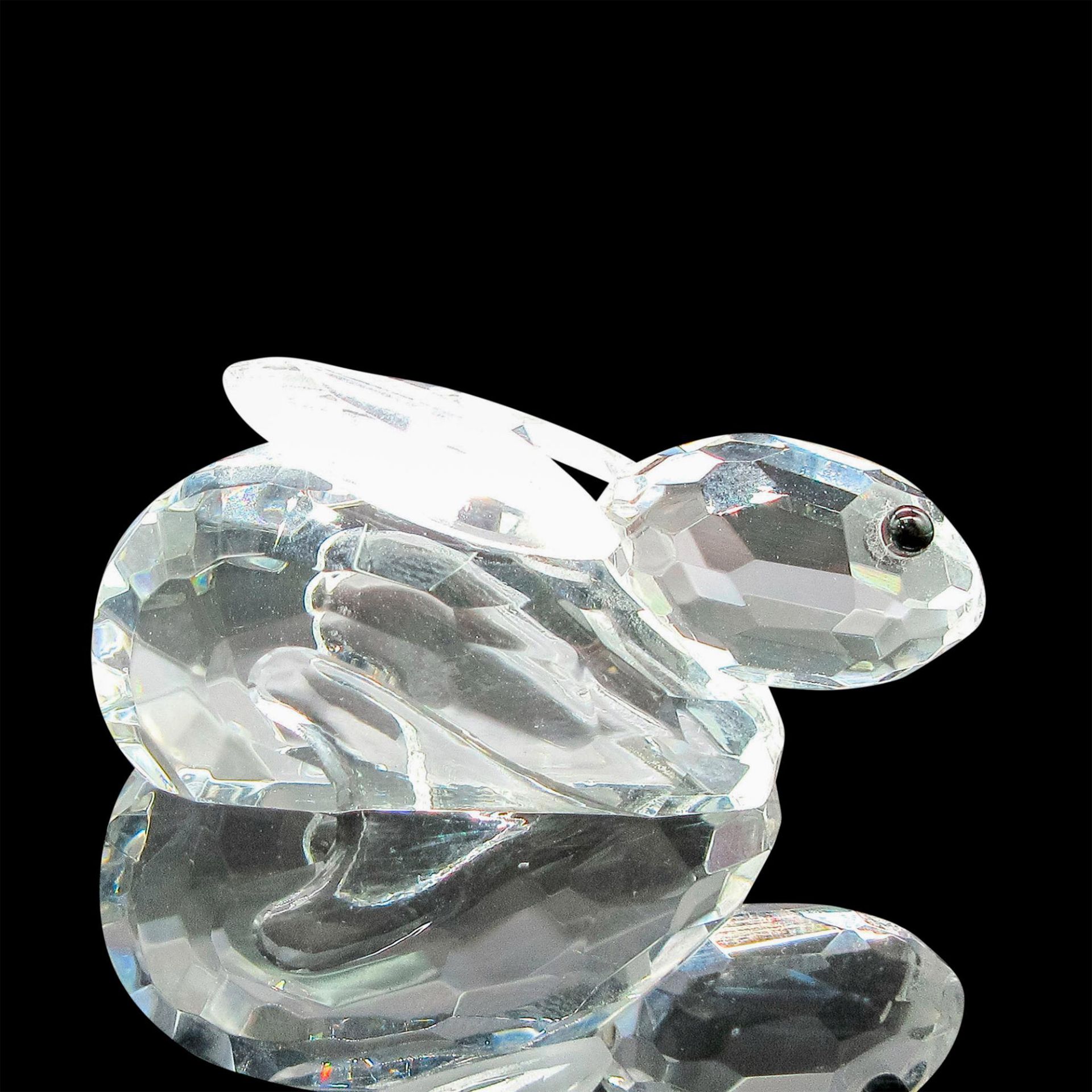 Vintage Crystal Figurine, Rabbit Lying - Bild 2 aus 3