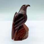 Vintage Hand Carved Wooden Bird Figurine