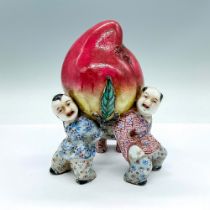 Vintage Chinese Porcelain Peach Figure