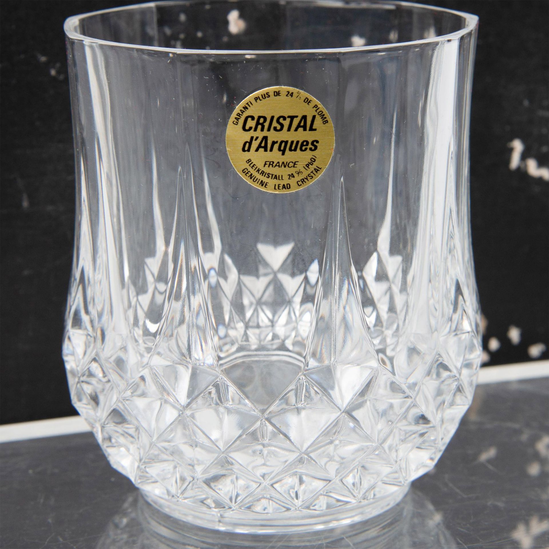 6pc Longchamp Crystal Rocks Glasses - Image 3 of 4