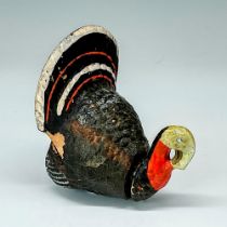 Paper Mache Turkey Candy Container
