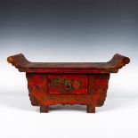 Chinese Petit Wood Altar Stand / Jewelry Chest