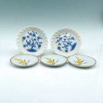 5pc Limoges Porcelain Nut Dishes