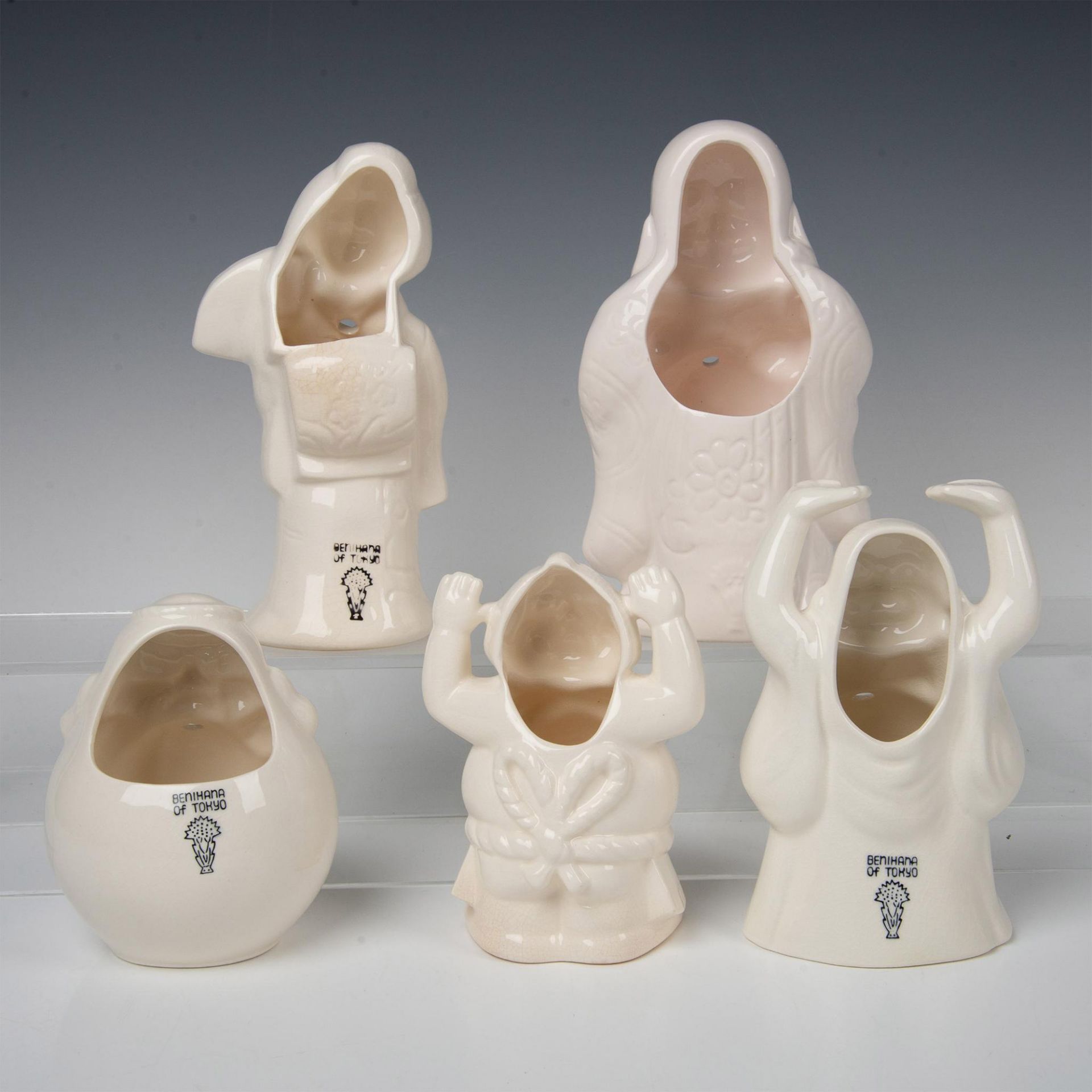 5pc Grouping of Vintage Benihana Figural Mugs - Image 2 of 3