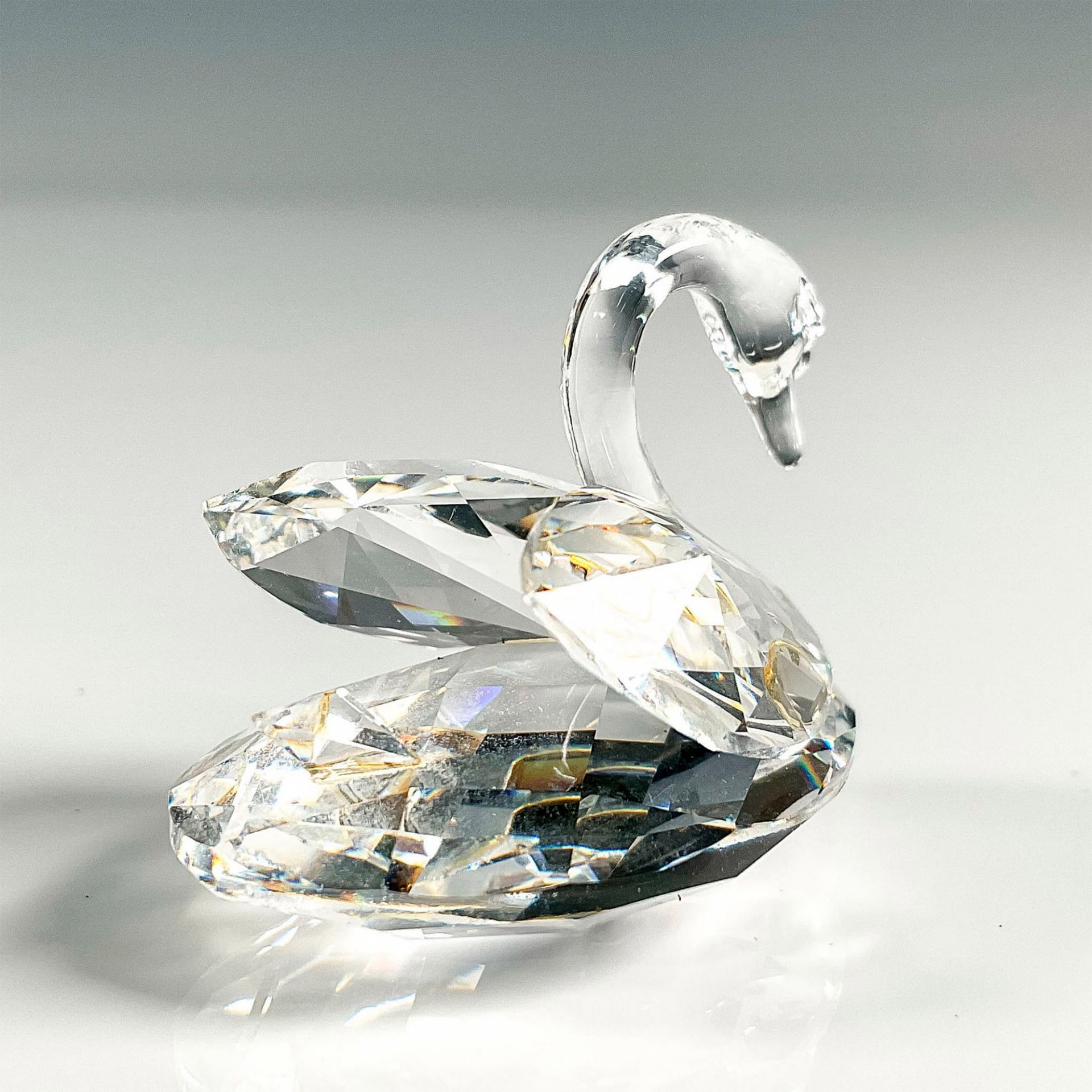 Swarovski Silver Crystal Figurine, Swan - Bild 2 aus 4