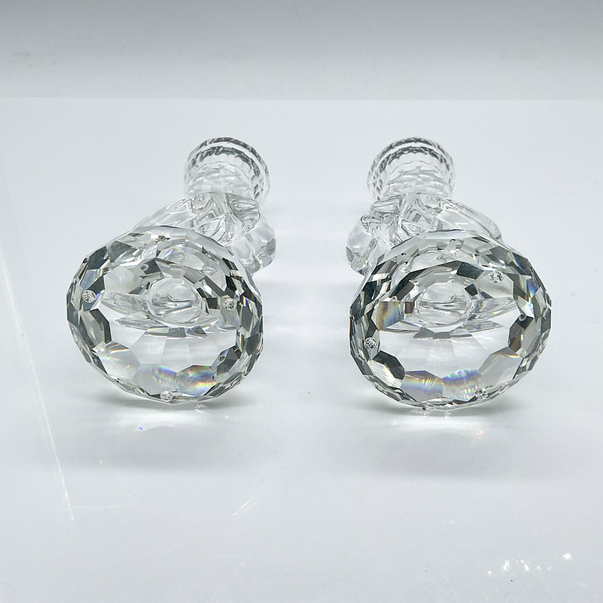 Pair of Swarovski Crystal Candlesticks - Image 3 of 4