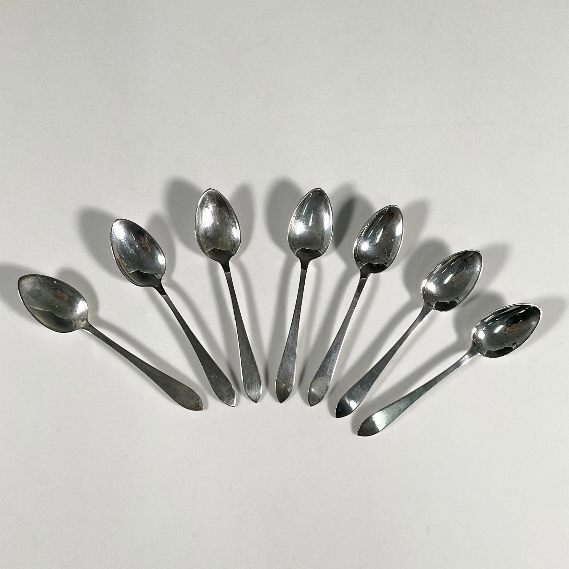 7pc Tiffany And Co. Sterling Silver Demitasse Spoons - Bild 2 aus 4