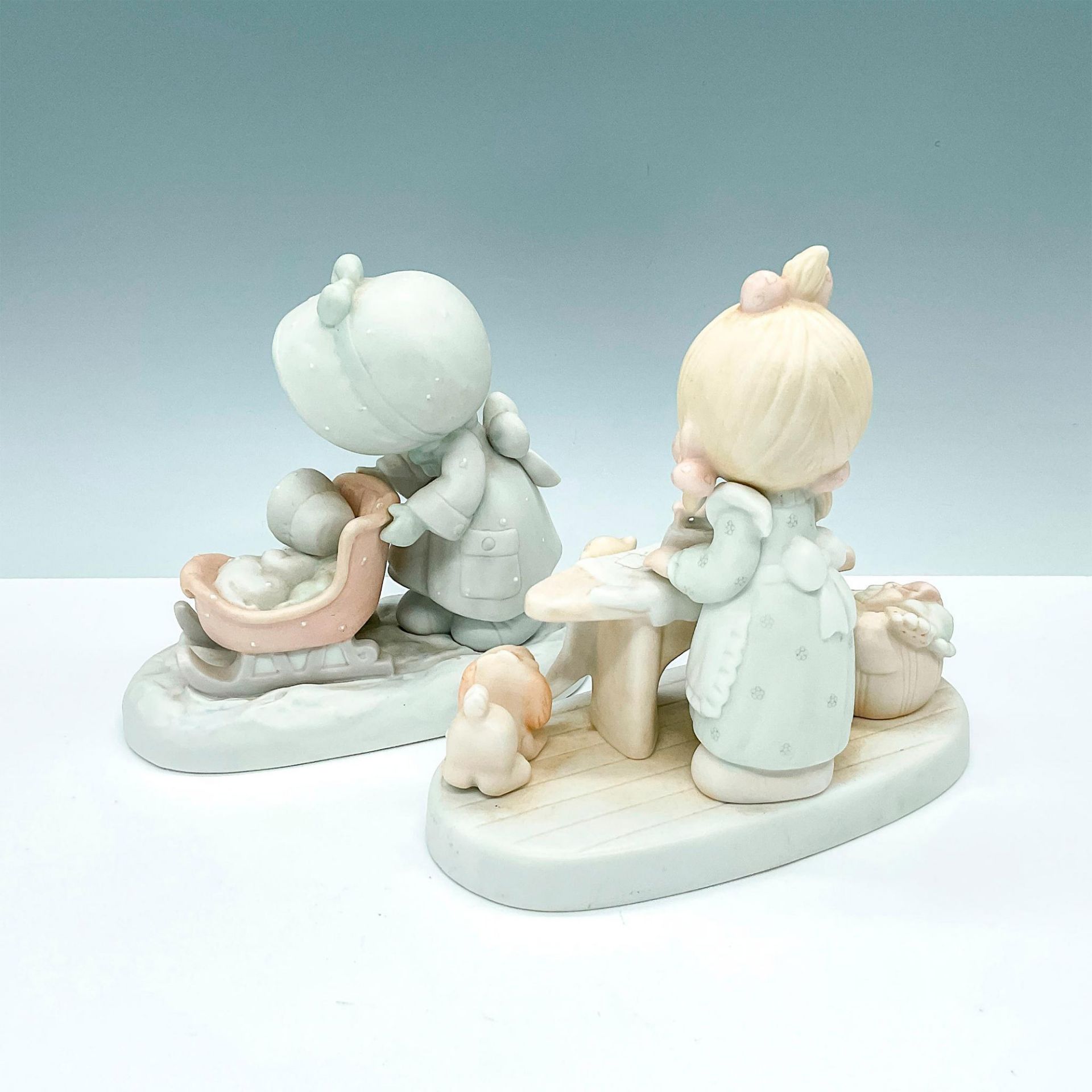 2pc Precious Moments Porcelain Figurines - Image 2 of 3