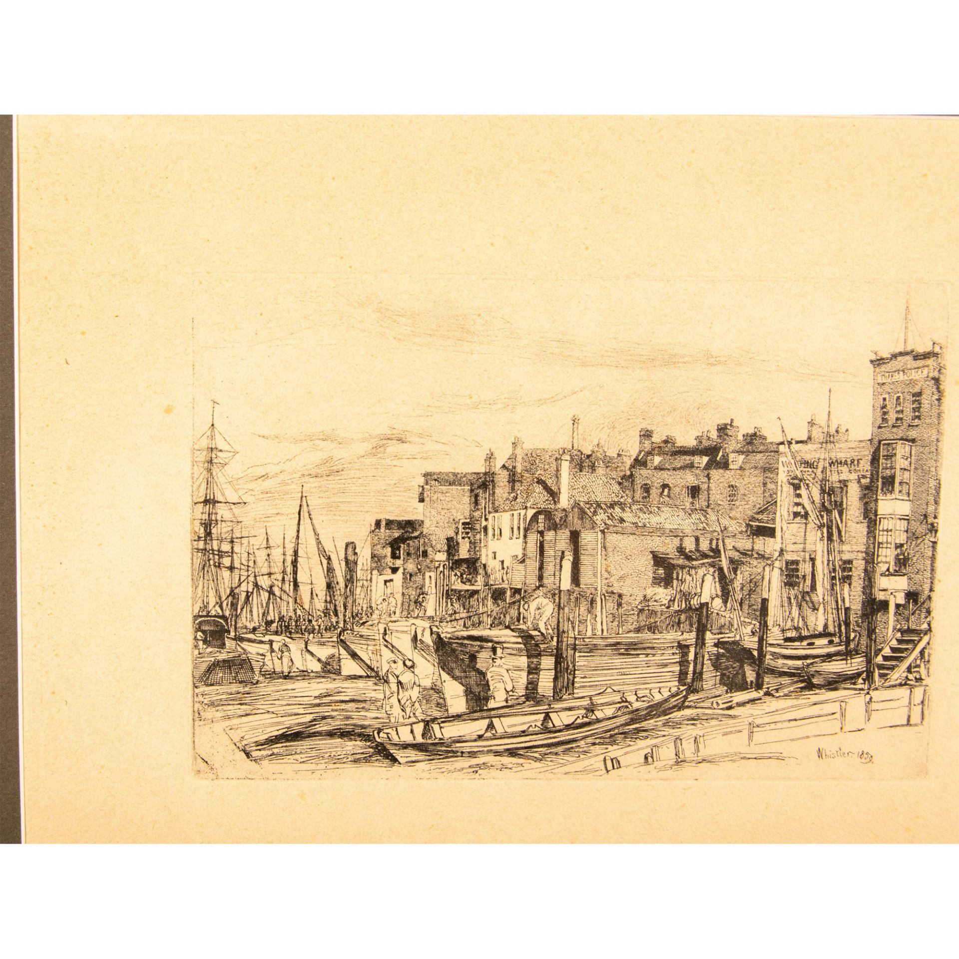 James Abbott McNeill Whistler, Original Engraving on Paper - Image 4 of 6