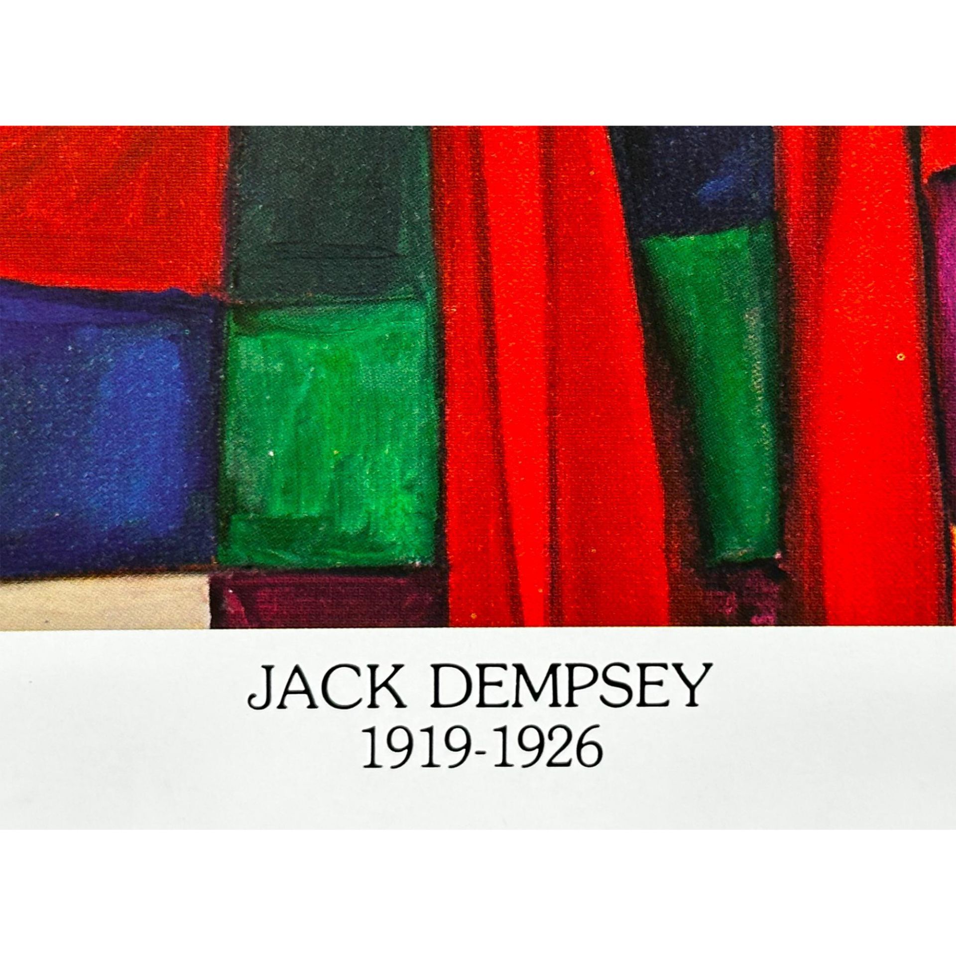 Ferdie Pacheco (1927-2017), Poster, Jack Dempsey, signed - Bild 4 aus 5
