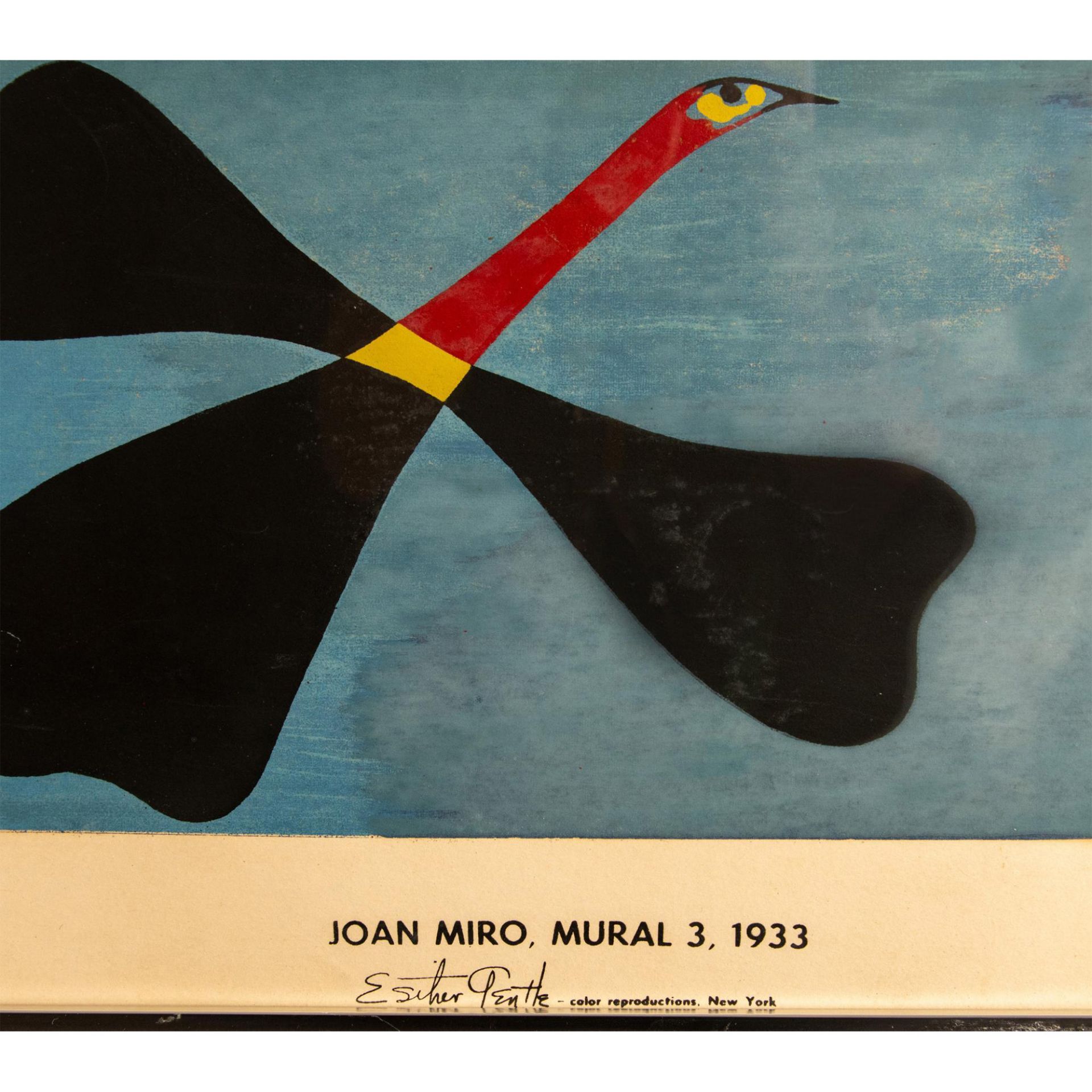 Joan Miro (Spanish, 1893-1983) Original Lithograph on Paper, Mural 3, 1933 - Bild 5 aus 7