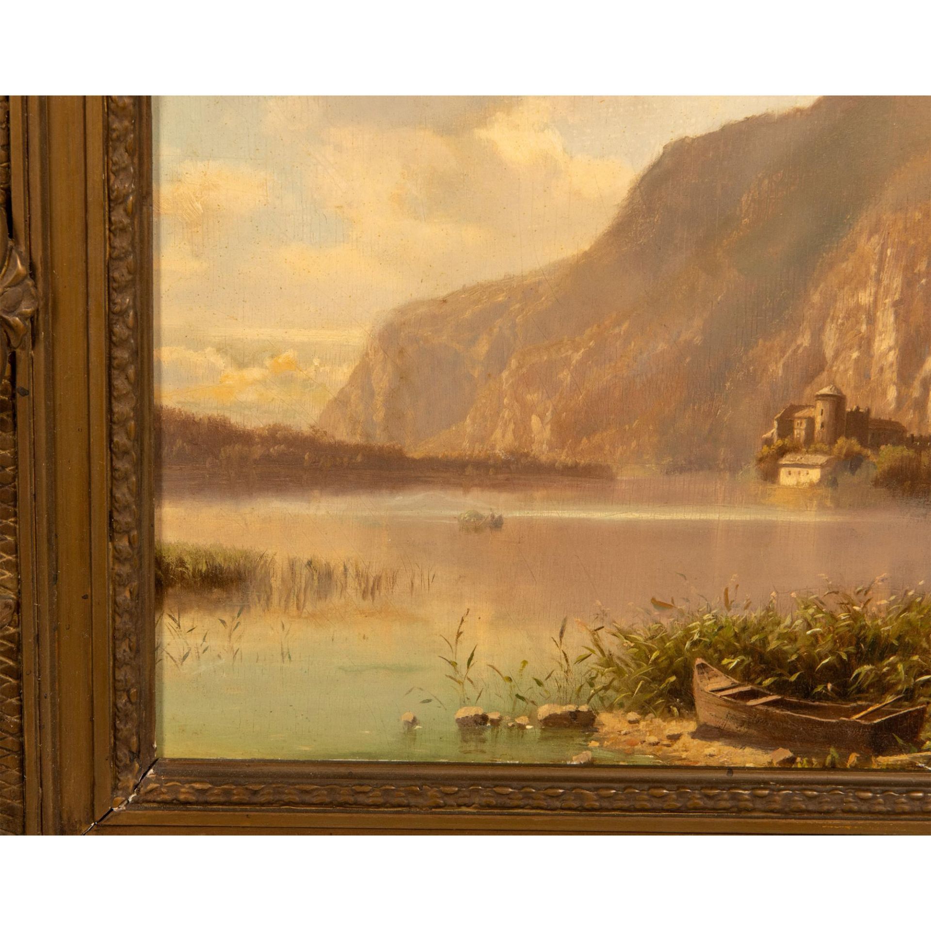 Adolf Chwala, Original Oil on Wood Board, Landscape, Signed - Image 4 of 5