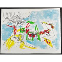 Roberto Matta (Chilean ) 1911-2002, Lithograph From Fog, Mog, Images 1, signed