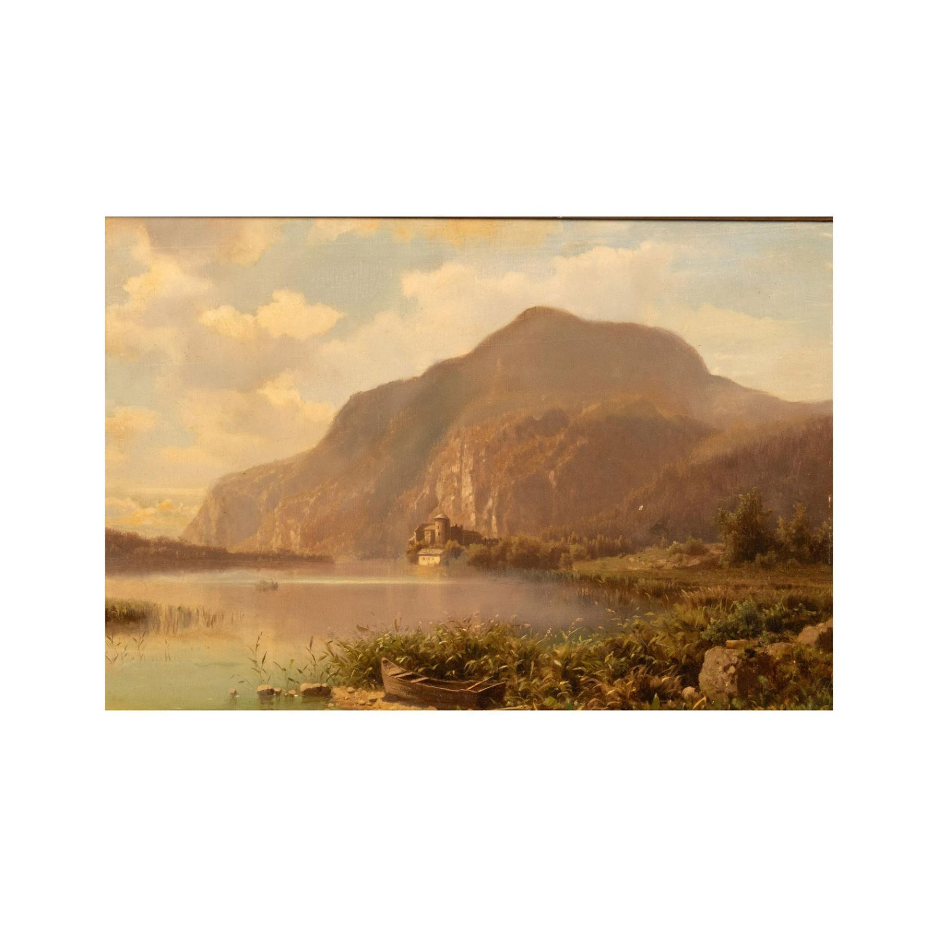 Adolf Chwala, Original Oil on Wood Board, Landscape, Signed - Image 2 of 5
