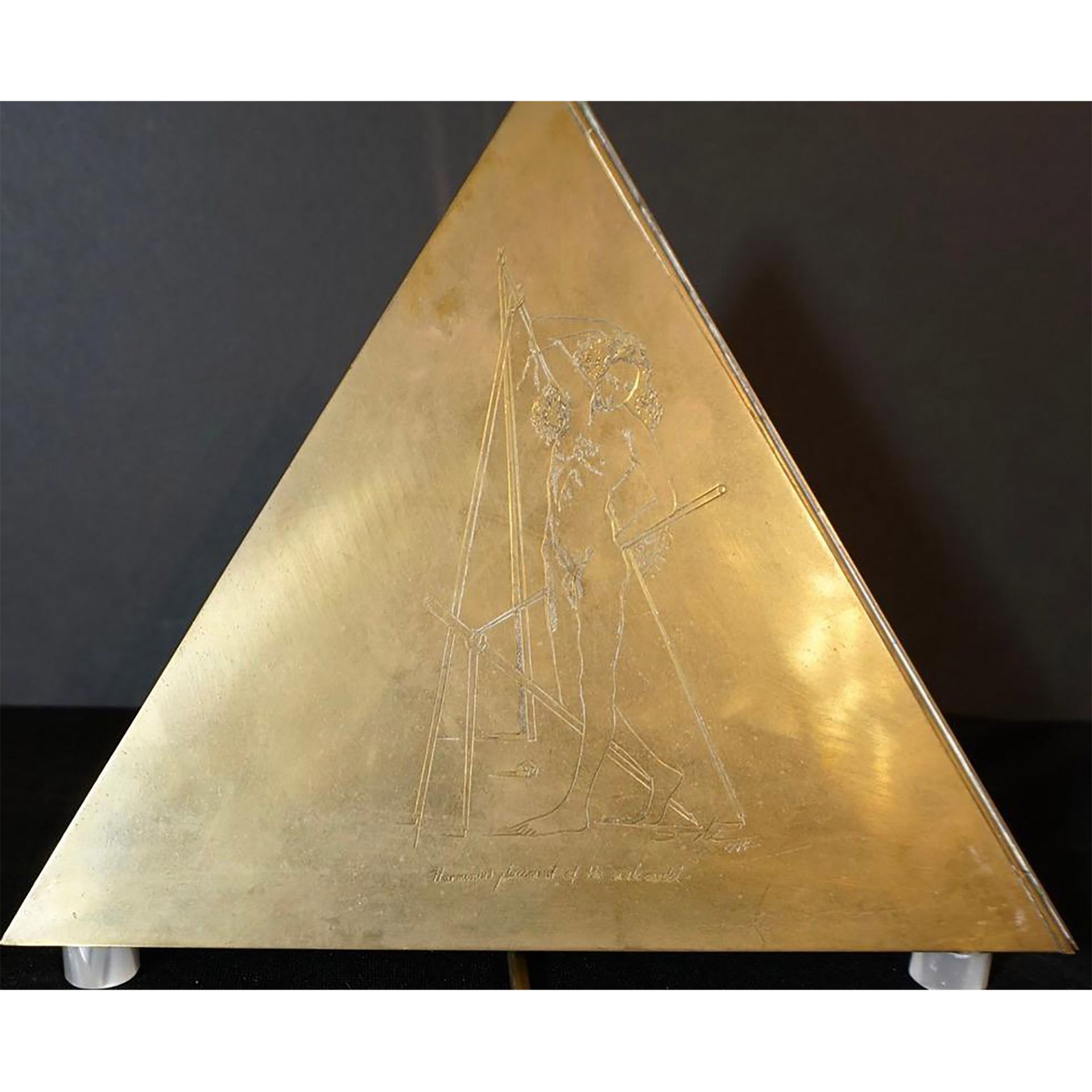 Salvador Dali (Spanish, 1904-1989) Sculpture Lanternes Daltoniennes Tetraedre - Image 2 of 3
