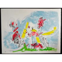 Roberto Matta (Chilean ) 1911-2002, Lithograph From Fog, Mog, Images 2, signed