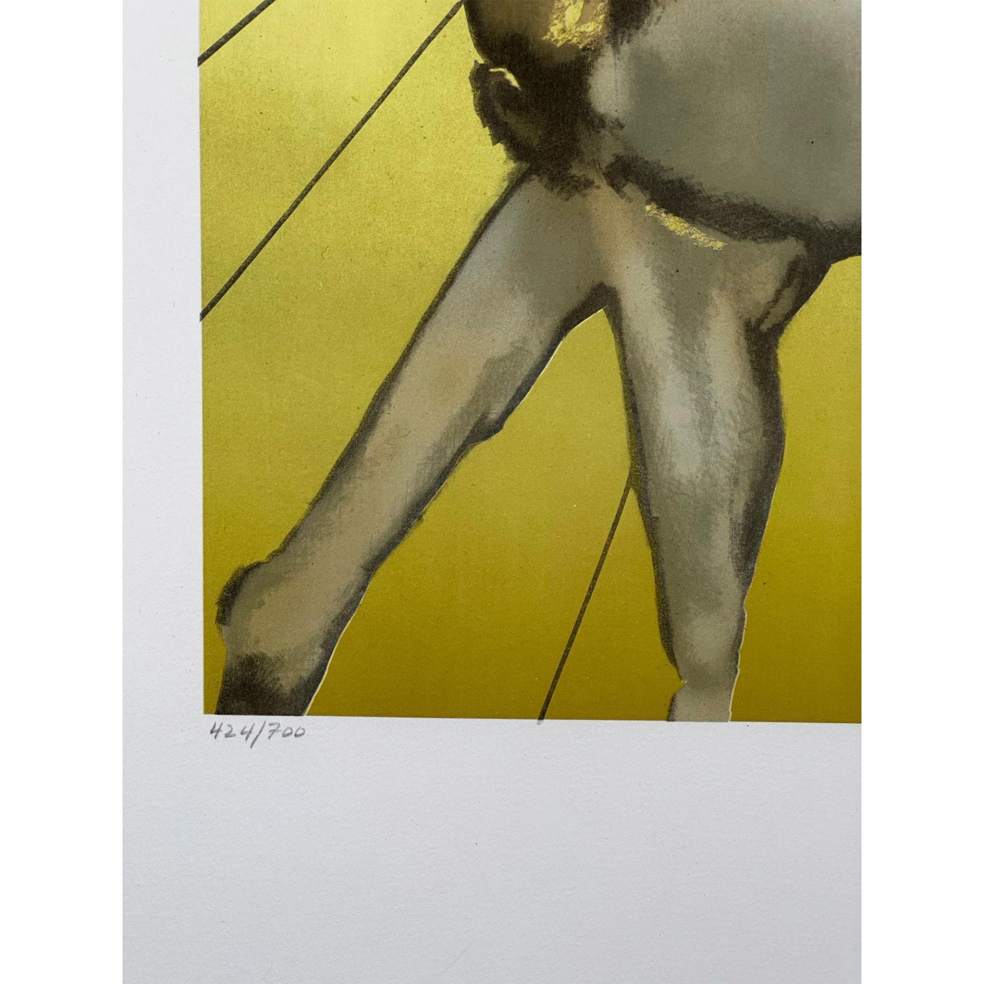 Salvador Dali (Spanish, 1904-1989) Lithograph Chevalier Surrealist, signed - Bild 3 aus 4