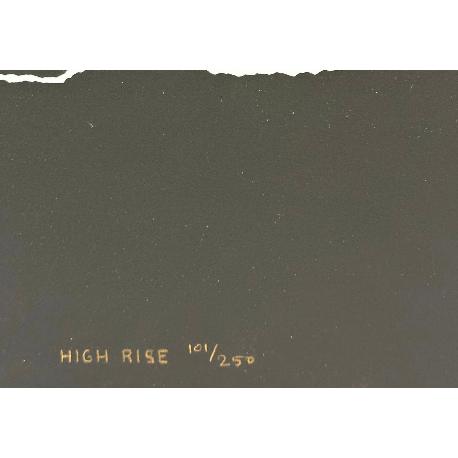Arthur Seconda (1927-2022) Screenprint, High Rise Signed - Bild 3 aus 3