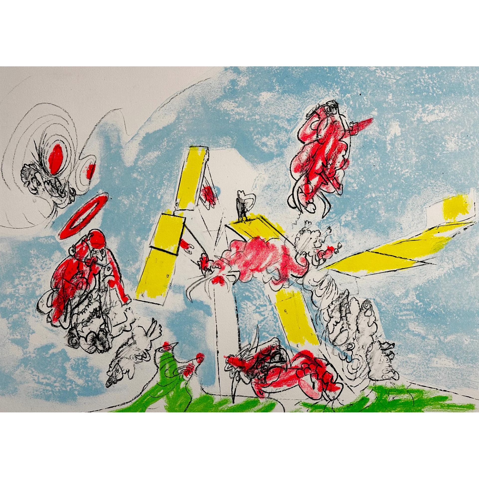 Roberto Matta (Chilean ) 1911-2002, Lithograph From Fog, Mog, Images 2, signed - Image 2 of 4