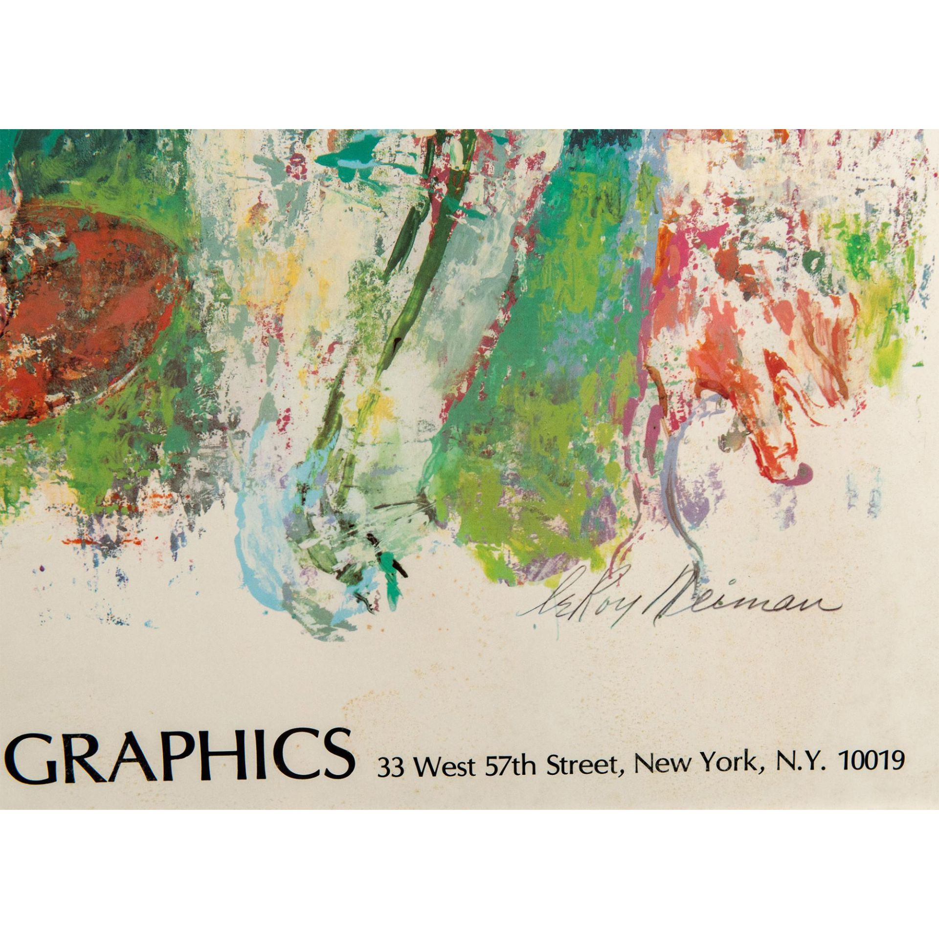 Leroy Neiman, Large Poster on Paper, Miami Superbowl 1969 - Image 4 of 5