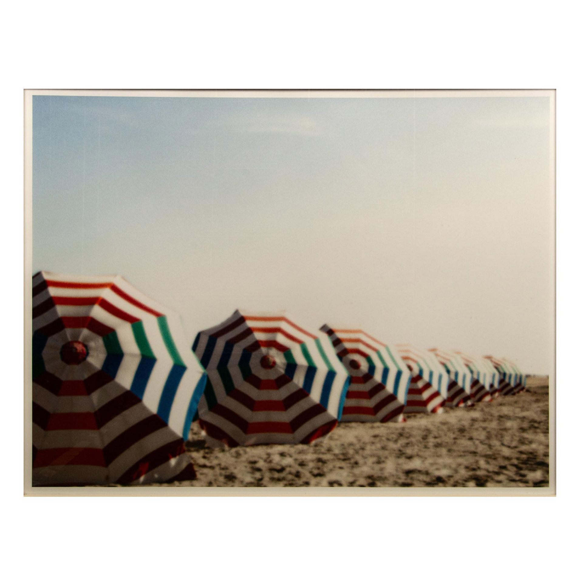 Giclee Color Photograph for Soicher Marin, Beach Umbrellas - Image 2 of 6