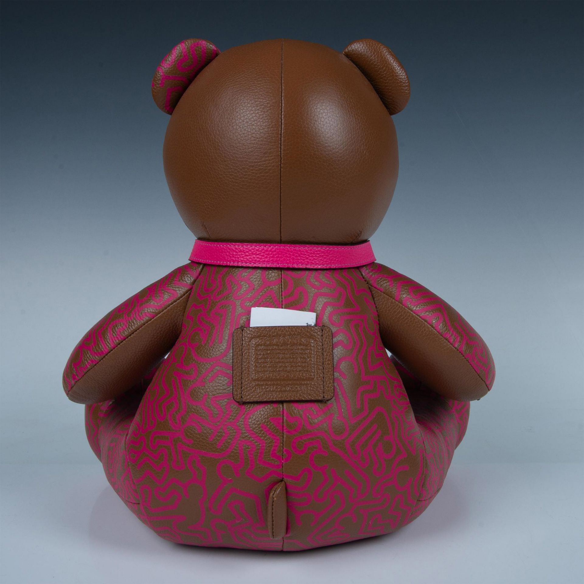 Coach Keith Haring Collaboration Plush Leather Teddy Bear - Image 5 of 7