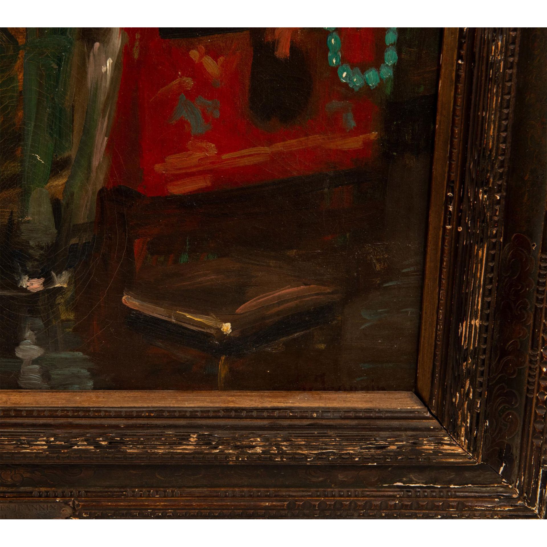 Georges Jeannin, Original Oil on Canvas, Still Life, Signed - Image 4 of 6