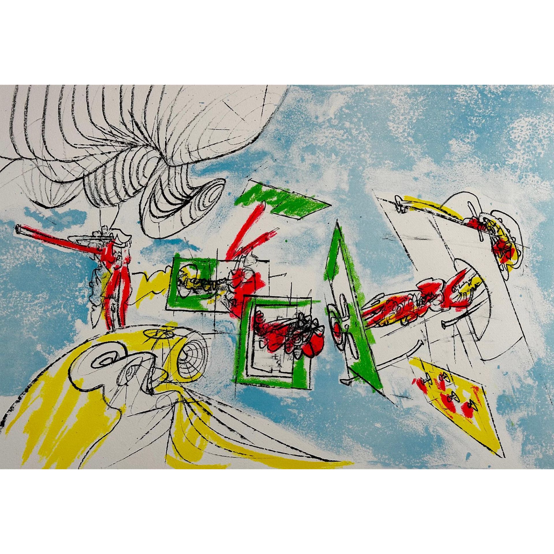 Roberto Matta (Chilean ) 1911-2002, Lithograph From Fog, Mog, Images 1, signed - Image 2 of 4
