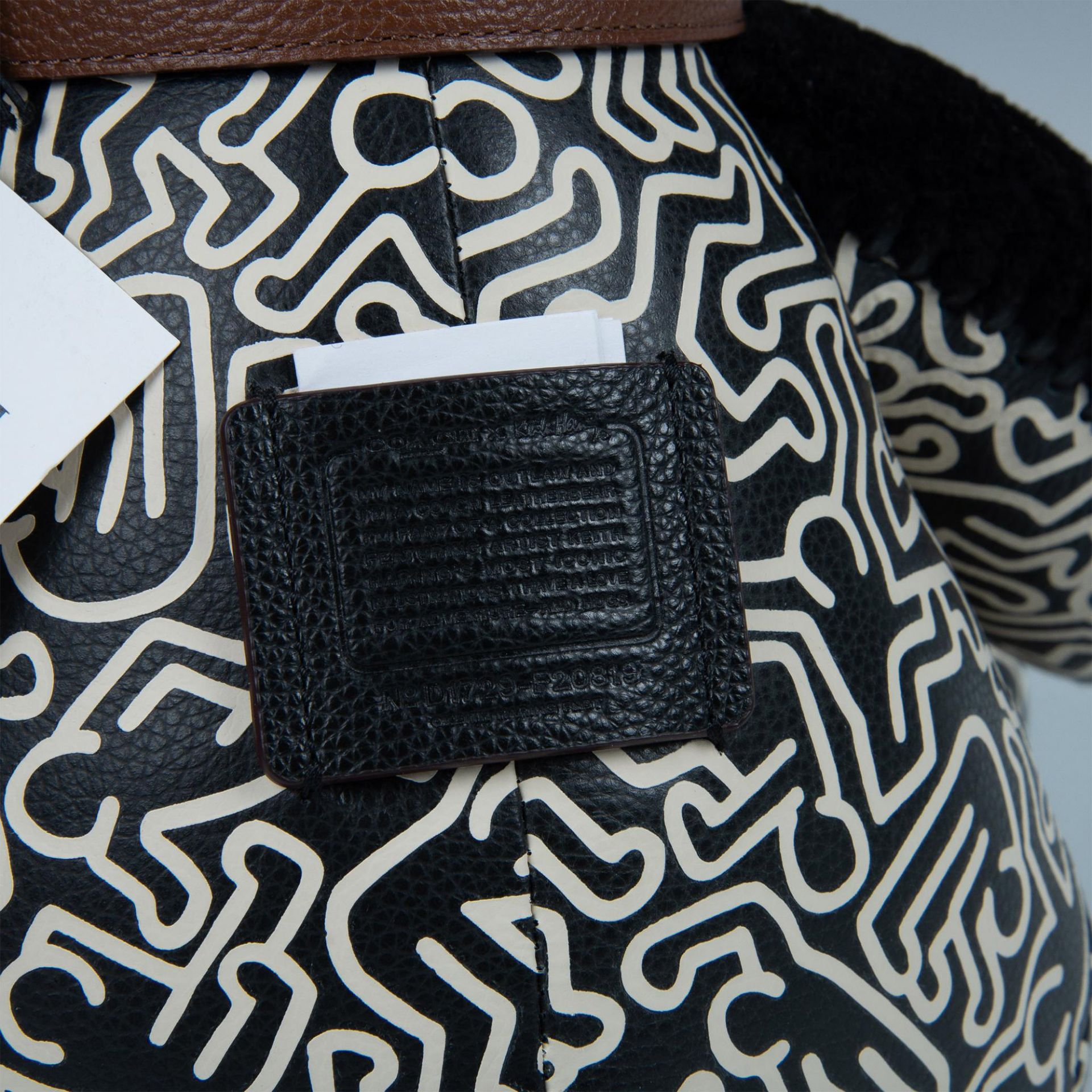 Coach Keith Haring Collaboration Plush Leather Teddy Bear - Bild 6 aus 8