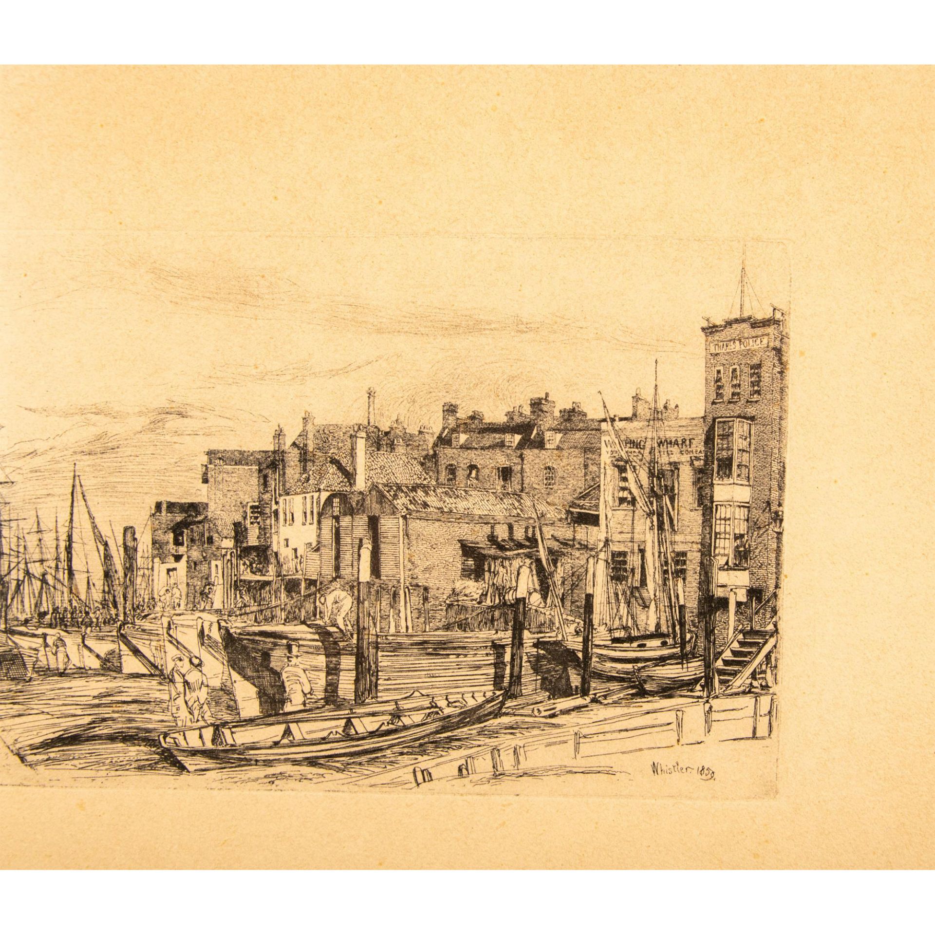James Abbott McNeill Whistler, Original Engraving on Paper - Image 3 of 6