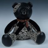 Coach Keith Haring Collaboration Plush Leather Teddy Bear