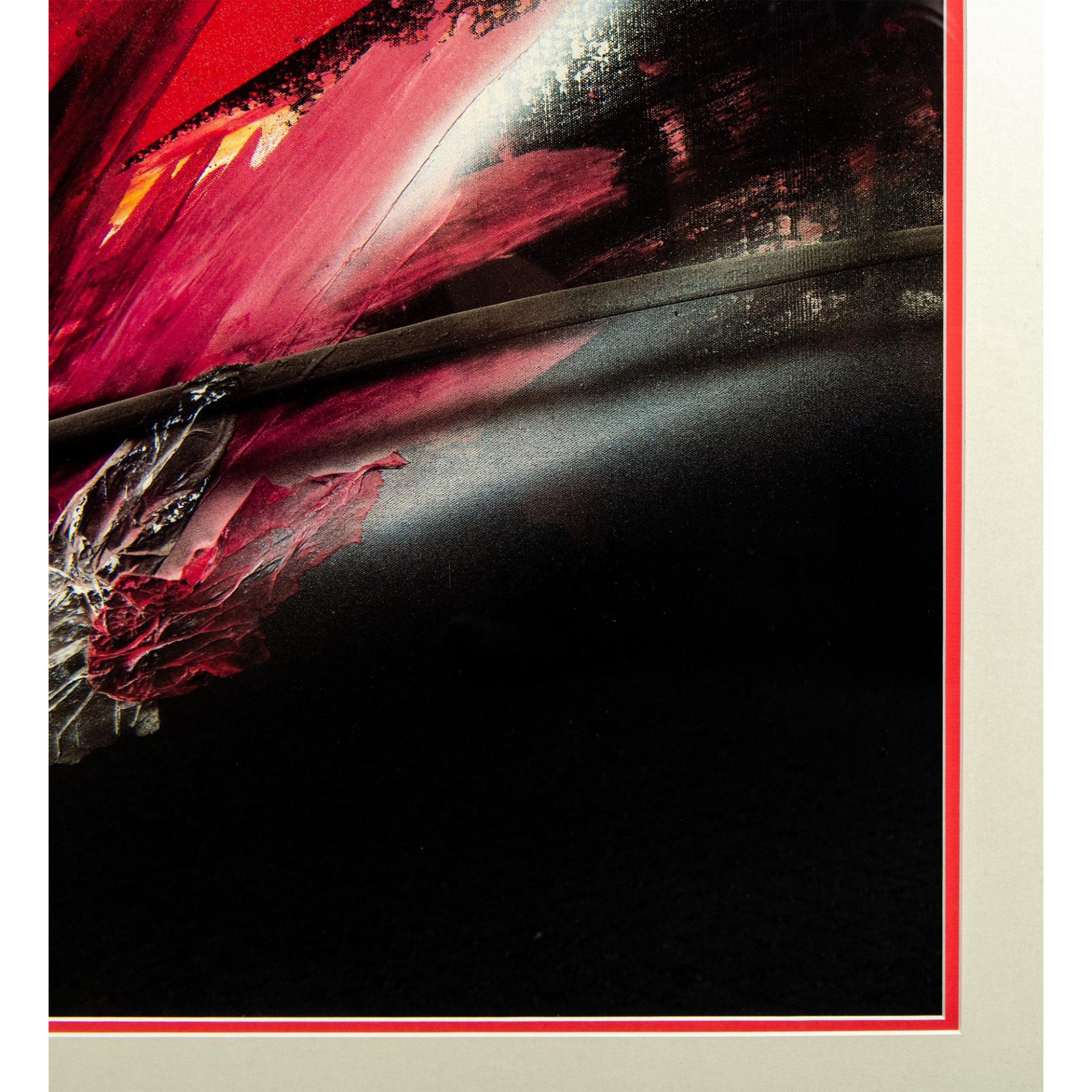 Elba Alvarez, Large Color Abstraction Poster on Paper - Image 3 of 5