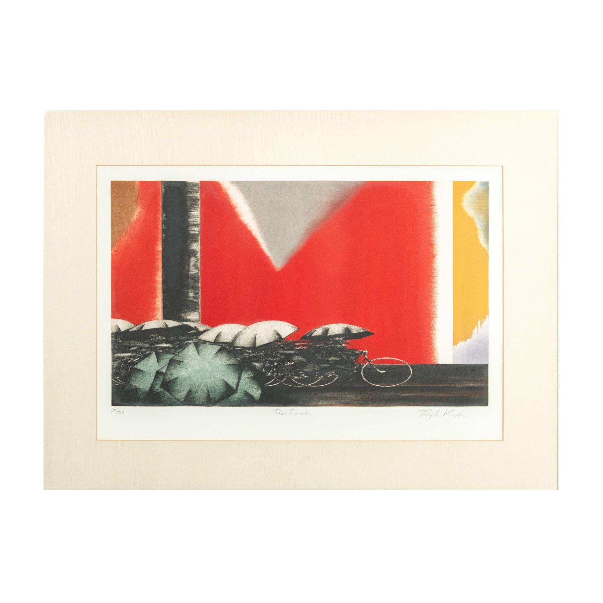 Shigeki Kuroda, Original Etching & Aquatint on Paper Signed - Bild 2 aus 6