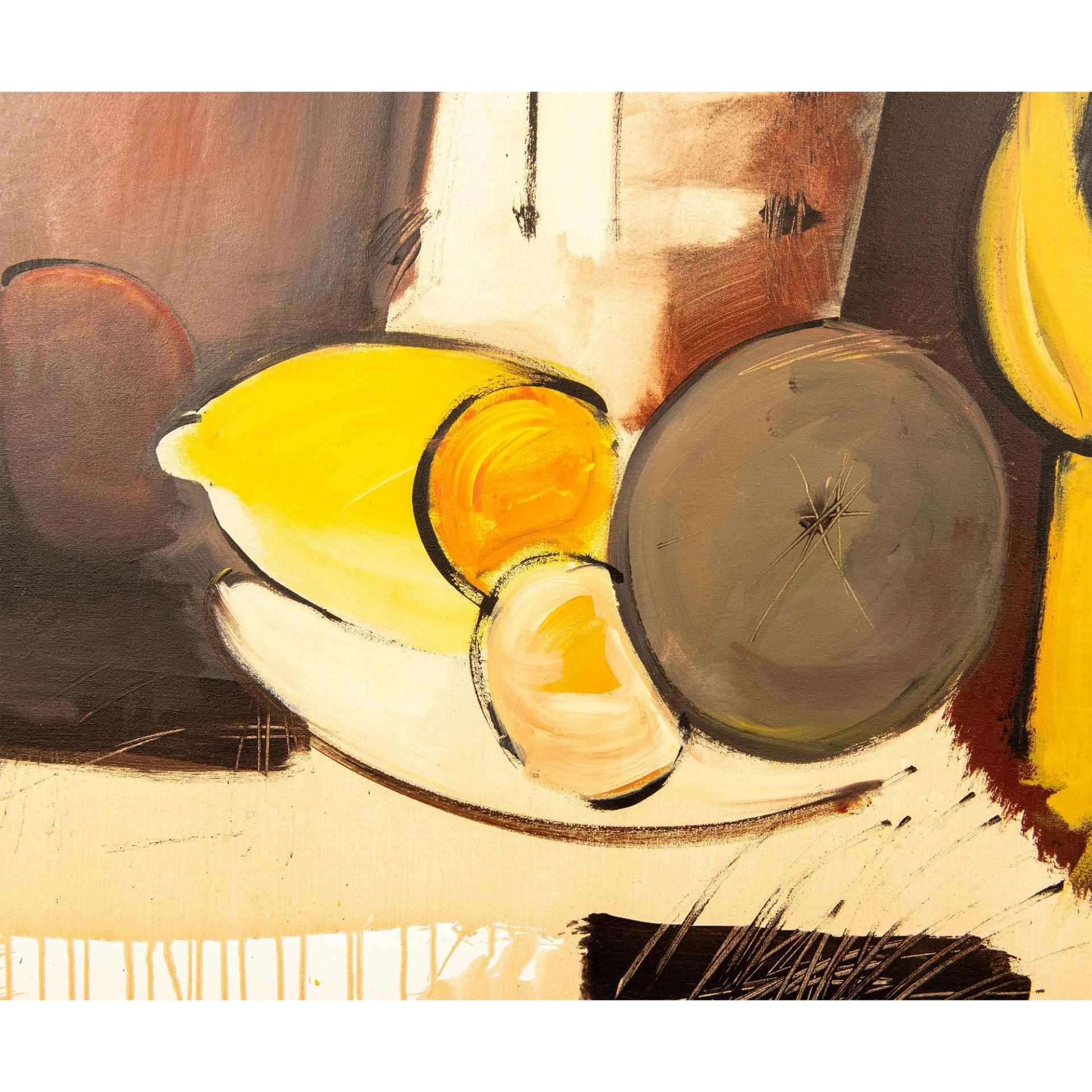 Raul Teppa (Argentinian, 1947-2016), Original Oil on Canvas, Cubist Still Life, Signed - Bild 4 aus 5