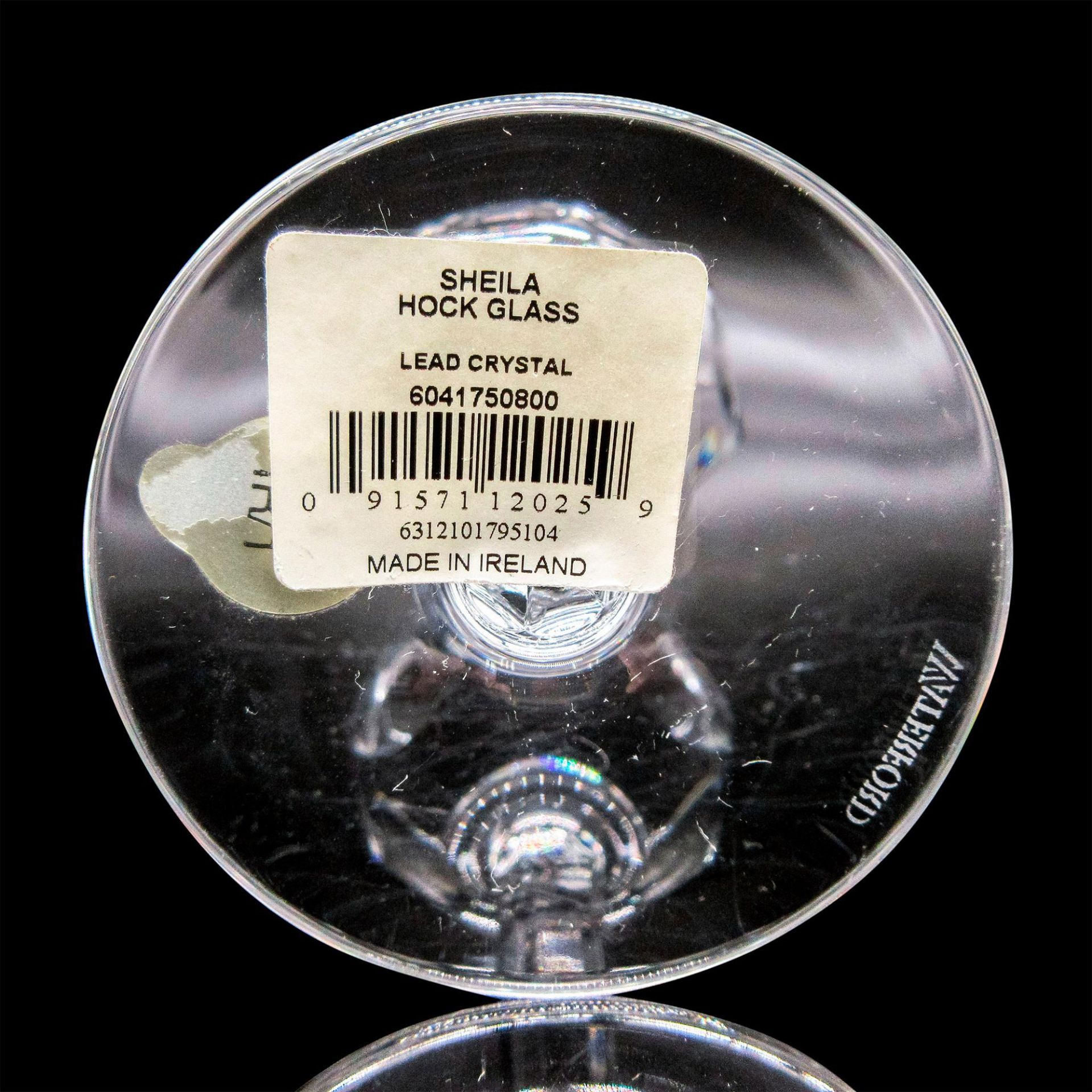 2pc Waterford Crystal Hock Wine Glasses, Sheila - Image 7 of 9